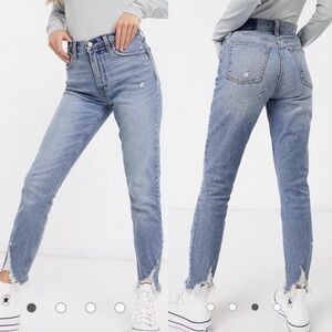 Abercrombie & Fitch Light Blue High Rise Jeans